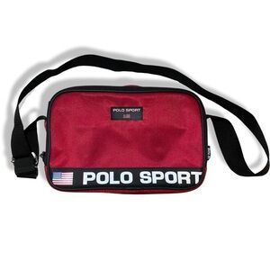 Vintage 90s Polo Sport Cross Body Messenger Bag